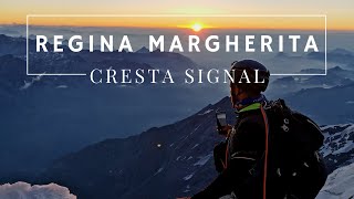 Capanna Regina Margherita  Cresta Signal ► 4554m ◄  Abbiamo dormito in un bivacco a 3624 metri [upl. by Llenart]