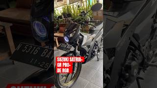 PEMASANGAN BILED GR PRO DG DE RGB DI SUZUKI SATRIA [upl. by Notfa879]