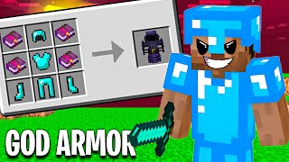 Best Enchantments For Armor in Minecraft 121  GOD Armour [upl. by Kirschner]