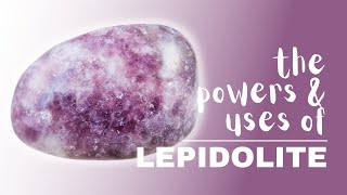 Lepidolite Spiritual Meaning Powers And Uses [upl. by Flam757]