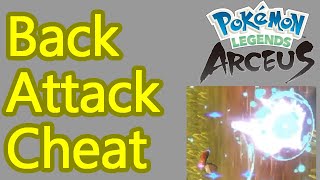 CRAZY back attack cheat catch aggressive Pokemon in bulk in Pokemon Legends Arceus [upl. by Vincenty194]