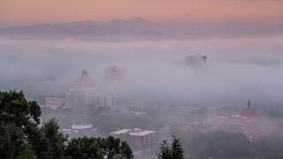 Experience a cloud phenomenon in Asheville NC [upl. by Hooge]