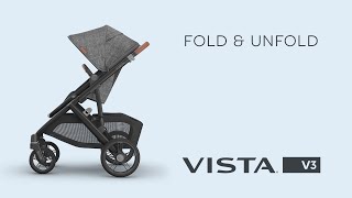 UPPAbaby Vista V3 – Fold amp Unfold [upl. by Guthrey]