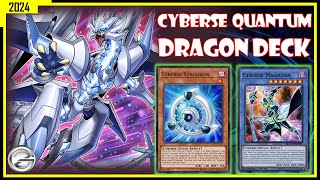 CYBERSE QUANTUM DRAGON DECK NEW PLAYMAKER SKILL GAMEPLAY JANUARY 2024  YUGIOH DUEL LINKS [upl. by Drofyar]