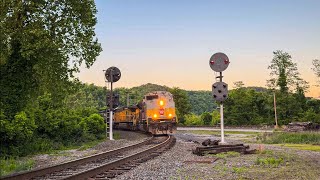 CP 7016 LEADS Sand Train N42 Chase on the NS Monongahela Line [upl. by Murdock]