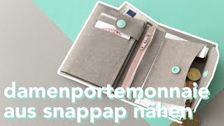 DIY  Damenportemonnaie aus SnapPap nähen [upl. by Yht]