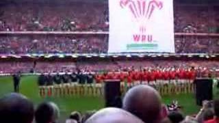 The Millennium Stadium Sings the Welsh National Anthem [upl. by Emeric]