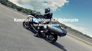 Kawasaki Hydrogen Engine Motorcycle Research Vehicle [upl. by Juliane176]