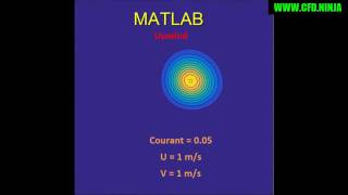 🥇 ANSYS CFX amp MATLAB  Advection Equation 2D [upl. by Dlonyer]