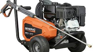 Generac 3800 psi 32 GPM Belt Drive Pro Power Gas Pressure Washer [upl. by Zzahc]