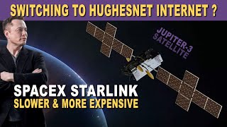 SpaceX Starlink Slower amp Cost More Than HughesNet [upl. by Chappelka621]