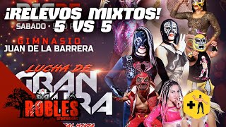 Robles Promotions  Microman en relevos japoneses 5 VS 5  Lucha de Gran Altura [upl. by Oberon5]