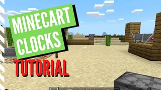 3 Redstone Minecart Clocks For Minecraft 116 Tutorial [upl. by Nnylsia]