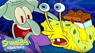 SpongeBob Transforms Into a Snail 🐌 Full Scene  SpongeBob [upl. by Allehc]