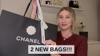 MY NEW CHANEL BAG AND RSVP PARIS BAG  Laine’s Reviews [upl. by Roon]