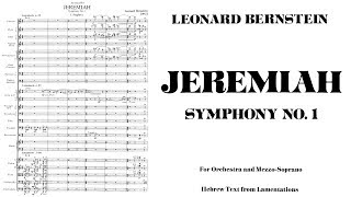 Leonard Bernstein  Symphony No 1 quotJeremiahquot 1942 [upl. by Malkah]