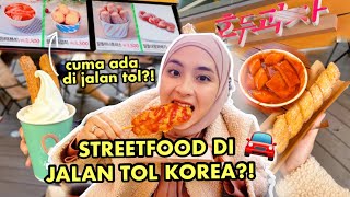 STREETFOOD KOREA YANG CUMA ADA DI JALAN TOL 🚘 GAK NYANGKA SEENAK INI 🥹 [upl. by Adiela]