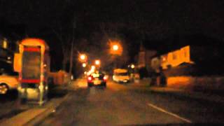 Driving At Night Along Walton Vale Orrell Lane Bull Lane amp Ridgewood Way Liverpool England [upl. by Aydin]