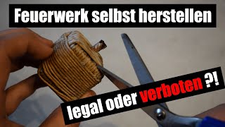 Darf man zu Silvester sein eigenes Feuerwerk herstellen [upl. by Arihsat]