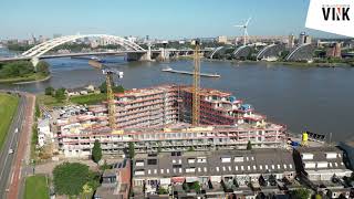 Installatietechniek Vink voorziet de aanleg van het ventilatiesysteem bij Waterside 2 in Rotterdam [upl. by Tabatha]