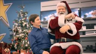 Euronics Werbung Der Weihnachtsmann auf dem Schoß Werbung 2012 [upl. by Efinnej861]