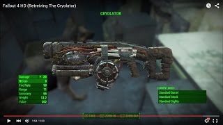 Fallout 4 HD How To Retrieve The Cryolator With Dogmeat [upl. by Malim]