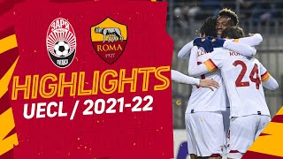 Zorya 03 Roma  Conference League Highlights 202122 [upl. by Rosenblatt869]