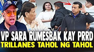 RUMESBAK NA SI VP SARA KAY PRRD BINUTATA SI TRILLANES TAHOL NG TAHOL [upl. by Adaynek714]