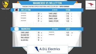 WA Premier Cricket  Masters  Round 5  Wanneroo v Willetton [upl. by Led]