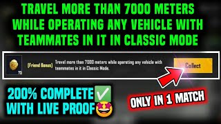 TRAVEL MORE THAN 7000 METERS WHILE OPERATING ANY VEHICLE WITH TEAMMATES IN IT IN CLASSIC MODE [upl. by Eno330]