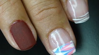 Aplicación de acrilico sobre uñas naturales SIN LIMAR NI PULIR [upl. by Boutis]