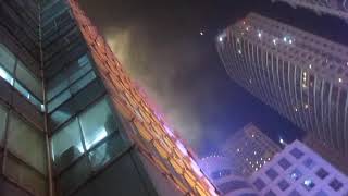 New Years Eve Fireworks in Eastwood Quezon City2013 [upl. by Dygal]