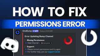 How To Fix Permissions Error In 60 Seconds 2025 [upl. by Fredel]