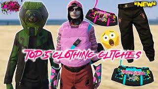 GTA 5 TOP 5 CLOTHING GLITCHES AFTER PATCH 167 MODDED OUTFITS DIRECTOR MODE GLITCH GTA Online [upl. by Holt]