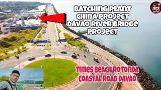 Batching plant para sa Davao river bridge project katabi la ng times beach Rotonda [upl. by Ellingston169]