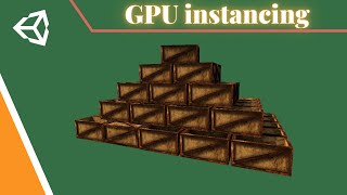 Unity optimization tip GPU instancing [upl. by Avalsorim]