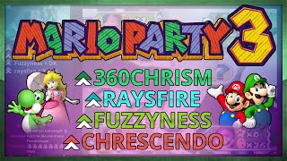 Mario Party 3 with Chrescendo raysfire and Fuzzyness [upl. by Keryt272]