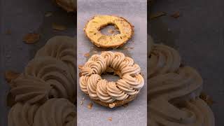 Parisbrest food dessert french emceylovestoeat [upl. by Chyou]