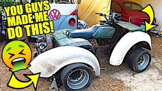 Unstick Engine First Bodywork Look  VW Motorcycle  Junkyard Build  Part 5 [upl. by Rap]