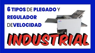 📃 Plegadora de papel y documentos PROFESIONAL con 4 bolsas PMA DT 900 [upl. by Tshombe]