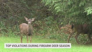 Michigan DNR shares top violations during firearm deer season [upl. by Omixam287]