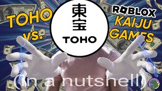 TOHO vs Roblox Kaiju Games [upl. by Etz]