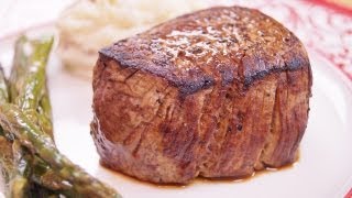 Filet Mignon Recipe How To Cook Perfect Filet Mignon BESTPanOvenDi KometaDishin With Di 45 [upl. by Nimzay517]