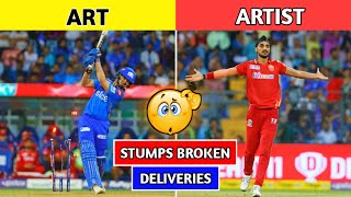 Arshadeep singh stumps break  Arshadeep singh Bowling in ipl  ipl highlights 2023 [upl. by Alahs]