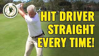 HOW TO HIT A DRIVER STRAIGHT EVERY TIME [upl. by Emogene]