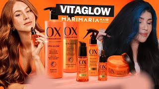 🧡VITA GLOW MARI MARIA HAIR amp OX COSMÉTICOS Nutrição e brilho pra todos os tipos de cabelos Vegano [upl. by Guimond]