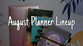 August Planner Lineup  Chatty Video Discussing July Successes  Major Changes for Work Planners [upl. by Abibah]