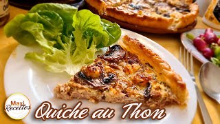 Quiche Thon Champignon Feta  Recette Facile [upl. by Weitman]