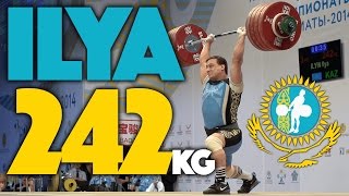 Ilya Ilyin  242kg Clean and Jerk World Record [upl. by Leasia]