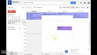 Importing Your Calendar from Wisdom to GCal [upl. by Suhcnip]